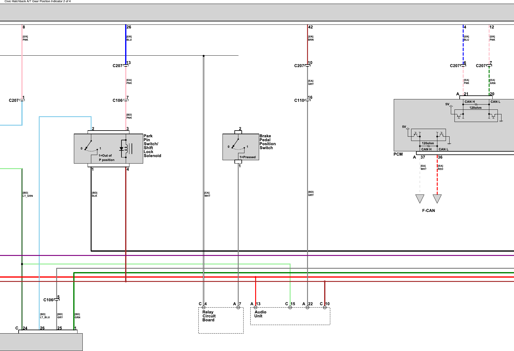 Electrical Wiring Diagrams page 3 | 2016 CIVIC Workshop Manual