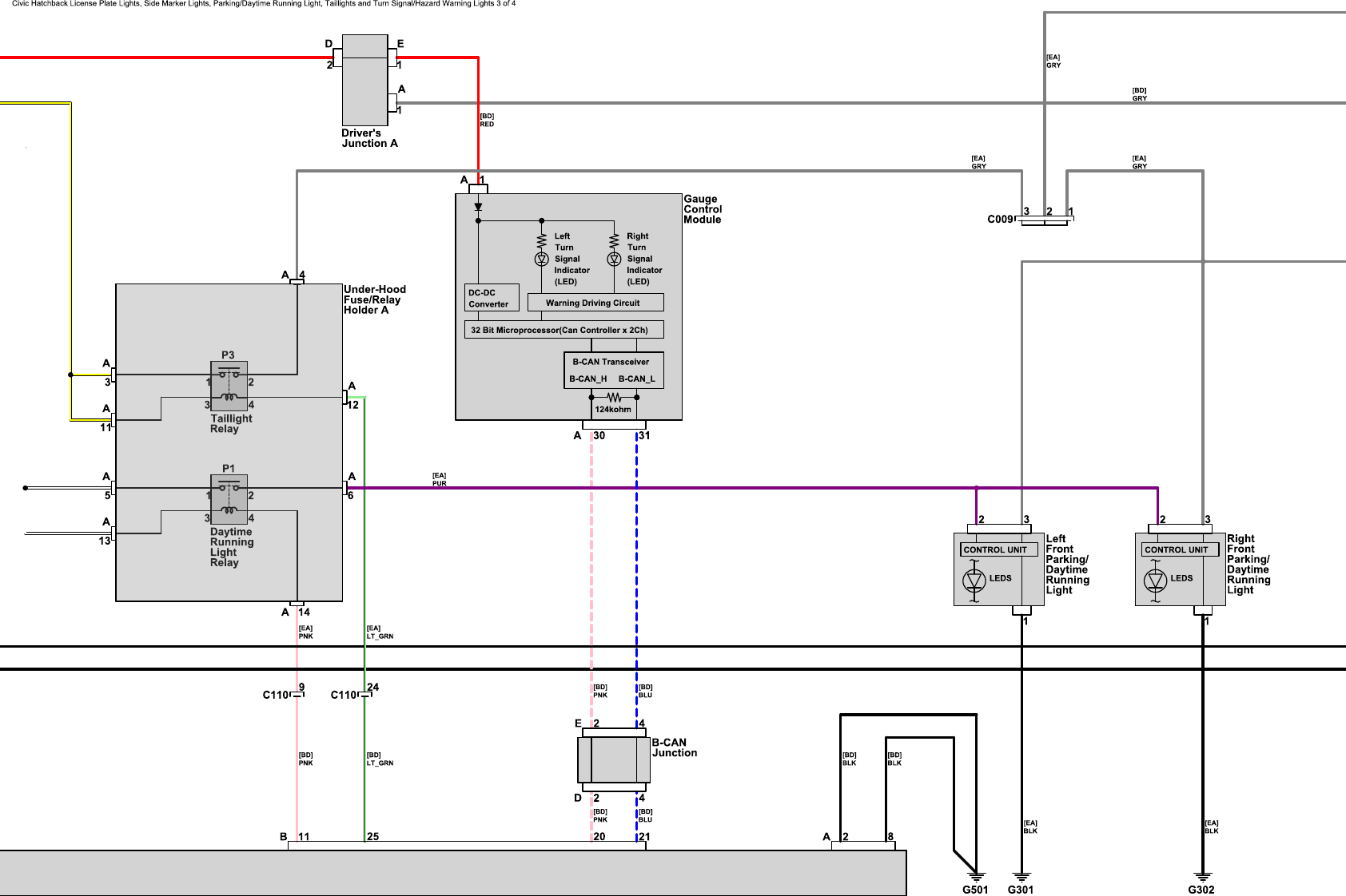 Electrical Wiring Diagrams page 104 | 2016 CIVIC Workshop Manual