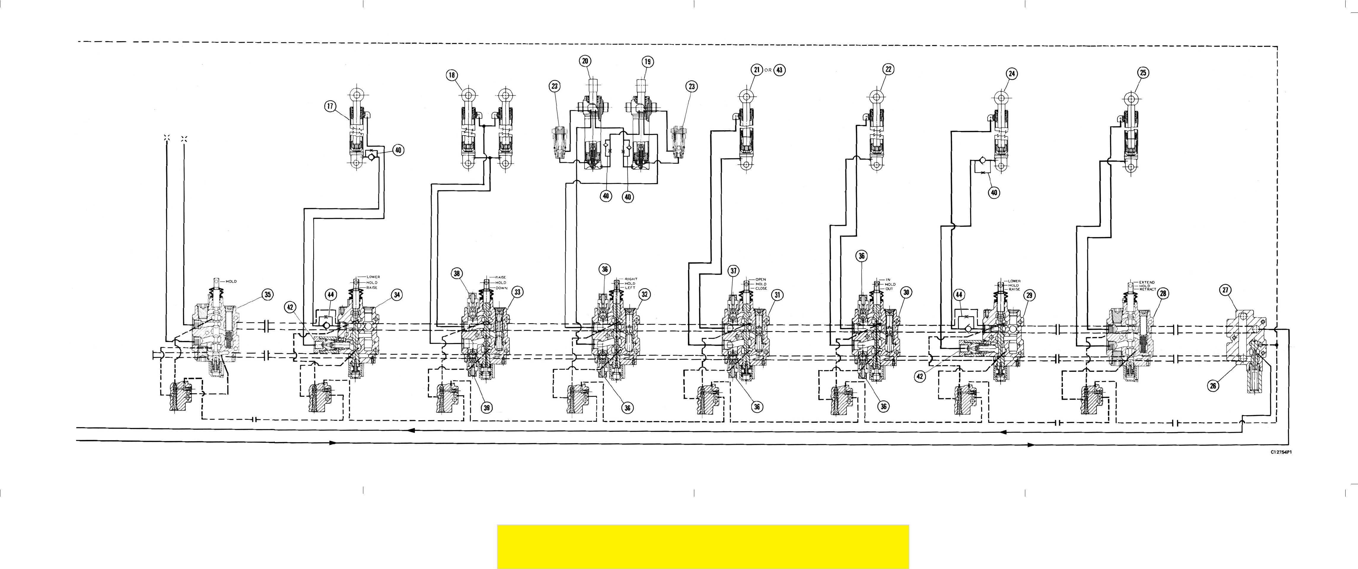 Cat Backhoe Loader Hydraulic System Hydraulic Repair Schematic